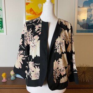 LOLLY'S LAUNDRY Floral KIMONO sleeveJacket Size S